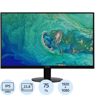Монитор Acer 23.8 SA240YAbi IPS LED 16:9 HDMI Mat1000:1 250cd/UM.QS0EE.A01