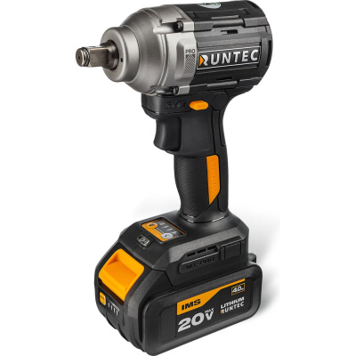 Гайковерт ударный аккумуляторный RUNTEC PRO 1/2, 20В, 2*4Ач, 500Нм RT-IW500