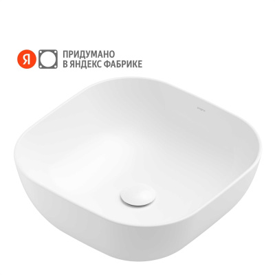 Раковина накладная Pragma Nanta, белая глянцевая