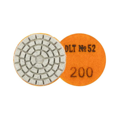 Алмазный гибкий шлифовальный круг для гравера, №52, #200, 50мм, DLT 2136