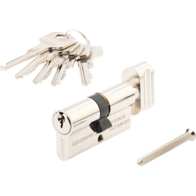 Цилиндровый механизм APECS SC-60-Z-C-NI 60-ZCN