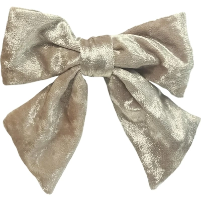 Бант из полиэстера, серебро, 2 штуки, 13х12,5х2см, 98162