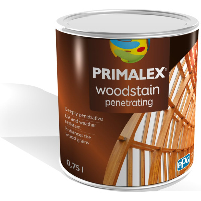 Пропитка PRIMALEX Woodstain Penetrating, прозрачная база 0,75л