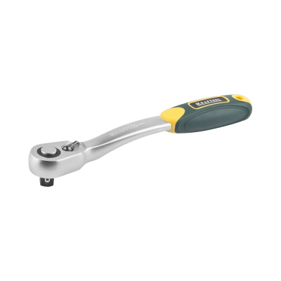 Трещотка для торцовых головок Kraftool PRO Сr-V сталь 72 зубца изогнутая 1/2"
