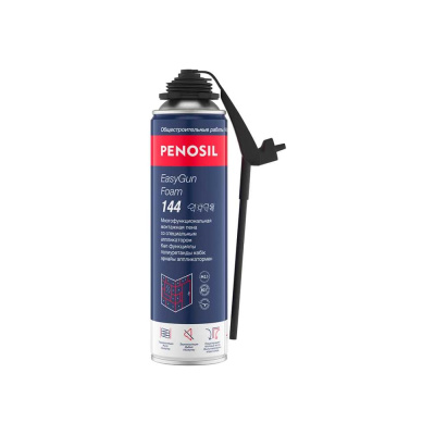Пена монтажная профессиональная многофункциональная всесезонная Penosil EasyGun Foam 500 мл 144