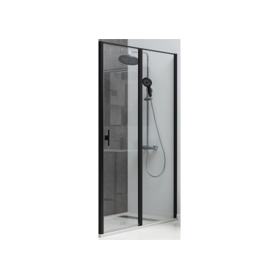 Душевая дверь ALLEN BRAU PRIORITY Optiwhite Easyclean черный браш