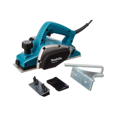 Рубанок Makita 500Вт, 16000 об/мин., ширина 82мм, глубина 1.0мм