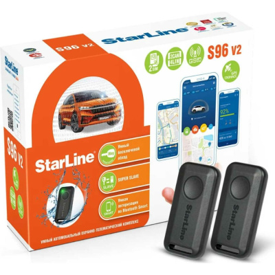 Охранно-телематичекий комплекс StarLine S96 v2 BT 2CAN+4LIN 2SIM GSM-GPS