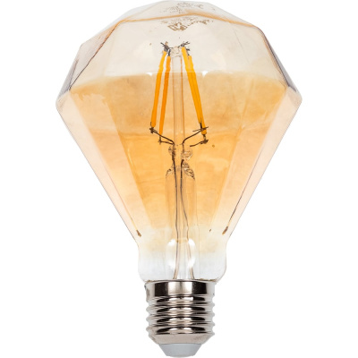Лампа IN HOME сд LED-D95-deco gold 11Вт 230В E27 3000K 1040Лм бриллиант золотистая