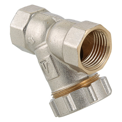 Косой фильтр Valtec 1" c заглушкой