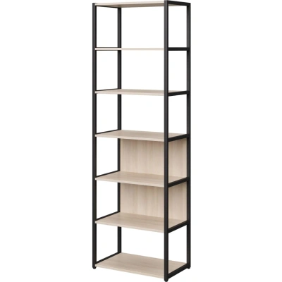Стеллаж для документов K-Loft 241H024 670х400х2105 дуб сканд/черный