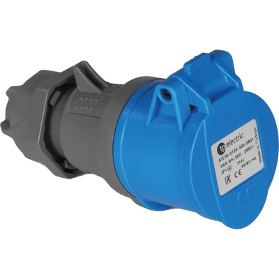 Кабельная переносная розетка TP Electric 16A/250В/2P+E/ IP 44