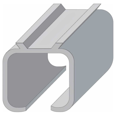 Верхняя направляющая для раздвижных дверей N2 Palladium 3 метра