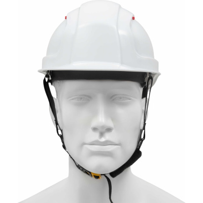 Защитная каска Gigant Zip белая храповая регулировка