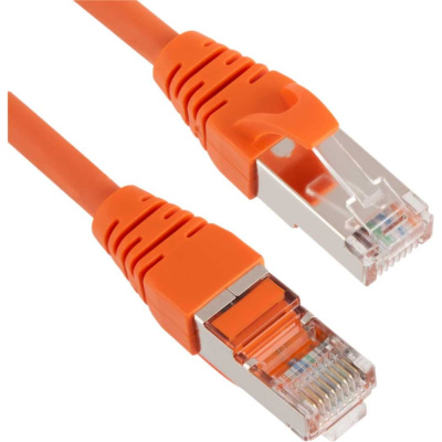 Патч-корд Advant кат. 5е, F/UTP, 4 пары (AWG24), многожильный, оболочка LSZH, цвет: оранжевый, длина: 5 м ADV5е-FPC05-LO