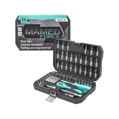 Набор инструментов profi 56пр. 1/4"(6гр) MAMEDFORCE