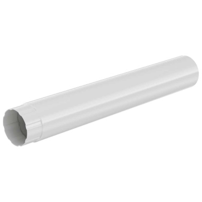 Труба водосточная МЕТАЛЛИК и КО 100x3000, цинк, 0.50 (RAL 9003)