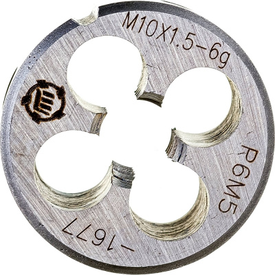 Плашка М 10 х1.5 Р6М5 6g ТМ Туламаш
