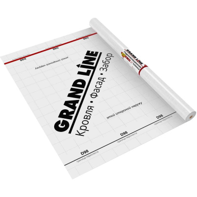 Grand Line D98 + Tape - гидроизоляционная пленка на основе выскопрочного полипропиленового полотна