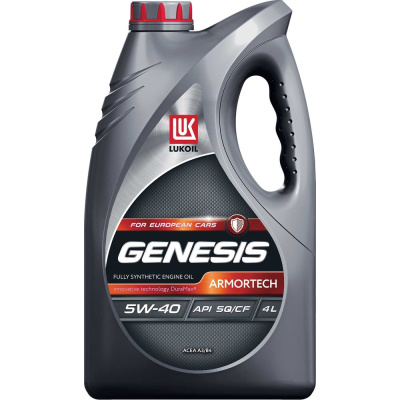 Моторное масло Лукойл GENESIS ARMORTECH 5W-40, 4 л