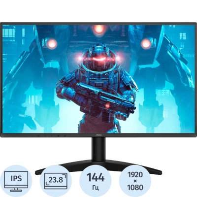 Монитор AOC 24 24B36X IPS/FHD/300cd/144Гц/DP/HDMI/черный