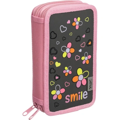 Пенал Smile 2 отд., ламинат, выборочный лак, 190x110 мм, ПКК 11-19