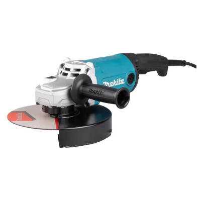 Машина шлифовальная угловая Makita 230мм, 2200Вт, 6600 об/мин, шнур питания 2,0м