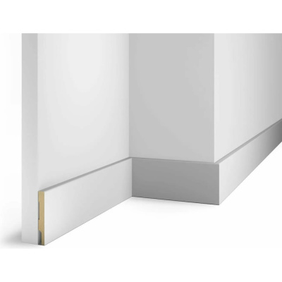Плинтус COSCA DECOR AP72 под покраску, белый