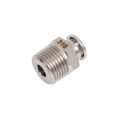 Фитинг NBPT прямой с нар. резьбой SSC 10-1/2 (04) (нерж. 316)