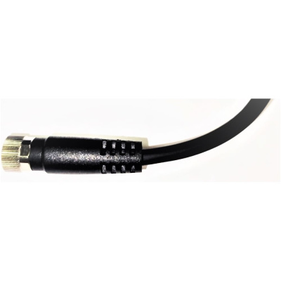 Соединитель кабельный VELLEDQ M8-F03T-5.0PVC/BK, Розетка, Прямой с кабелем, Пластик 3-PINIP67, кабель 5 м, 60 DC
