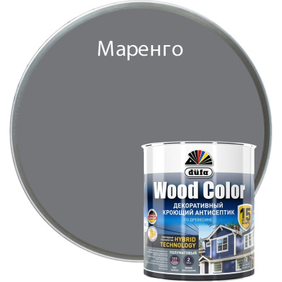 Кроющий антисептик Dufa WOOD COLOR маренго 0,9 л