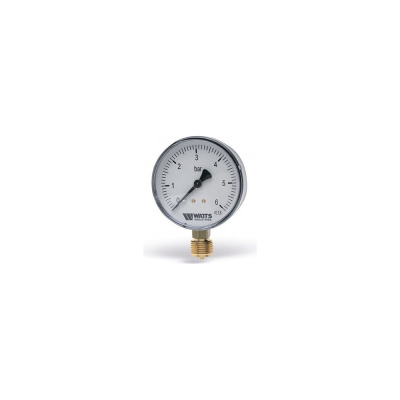 Манометр Watts F+R200 радиальный 0-6bar, корпус 63mm