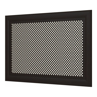 Декоративный экран для радиаторов и батарей Cosca Decor Модерн 600x900 мм, венге, дедало, с рамкой