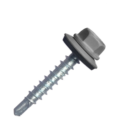 Кровельный саморез МЕТАЛЛСЕРВИС 4.8x29, RAL 7024, 200 шт
