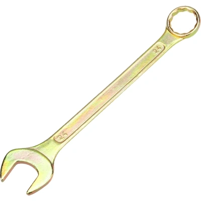 Ключ комбинированный 24мм, желтый цинк REXANT 12-5815-2