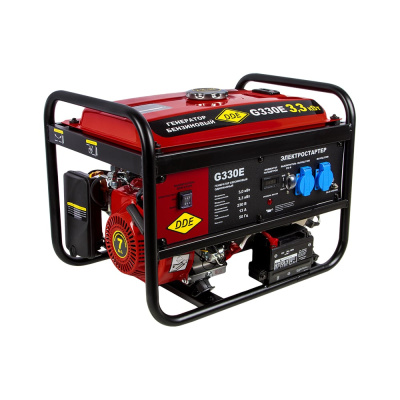 Бензиновый генератор DDE G330E 1ф