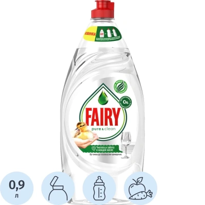 Средство для мытья посуды FAIRY Pure & Clean 900мл