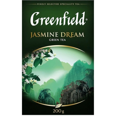 Чай зеленый листовой Greenfield Jasmine Dream, 200гр