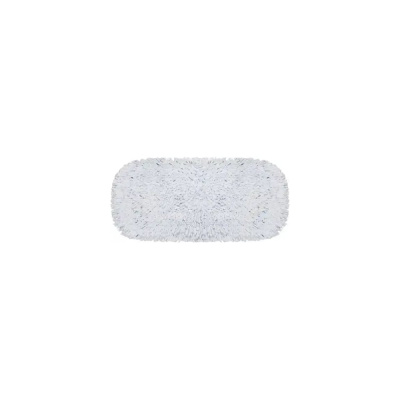 Плоский МОП A-VM 50x15 см, хлопок, карман, белый, резаный край