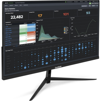 Монитор ExeGate 27 100 Гц SuperView EH2707 IPS LED Grade A+, FHD, 1920x1080 100Гц, 16:9, 250cd/m2, 1300:1, 178/178, 5ms