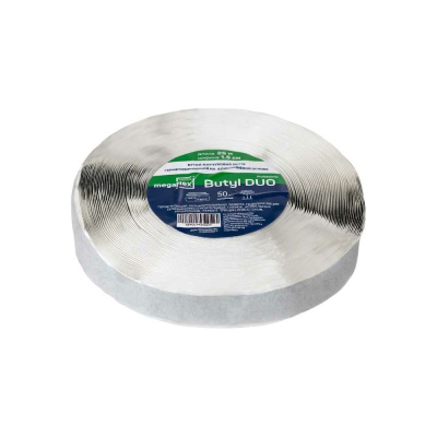 Двусторонняя бутил-каучуковая лента-герметик Megaflex butyl duo MEGBU.15.25