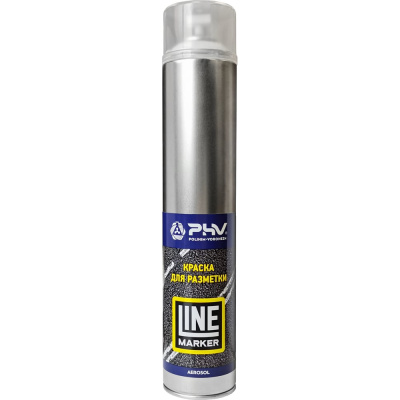 Краска для разметки PHV Line Marker - RAL 9016 Транспортный белый - аэрозоль 1000 мл