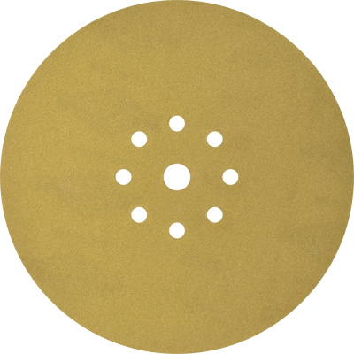 Шлифовальный круг на липучке Giraffe GOLD 100 шт, 225 мм, 9 отв., Р320 ABRAFORM