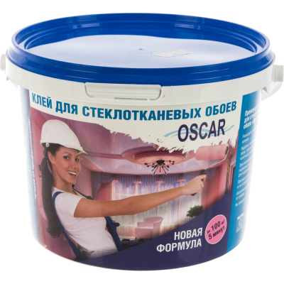 Клей для стеклообоев Oscar сухой, 800 г GO800 на основе крахмала