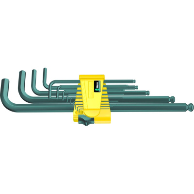 Набор Г-образных ключей 950 PKL/13 SZ N CLIP 13TLG/ 13 PCS WERA