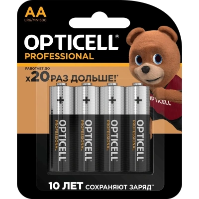Батарейки OPTICELL Professional AA 4шт