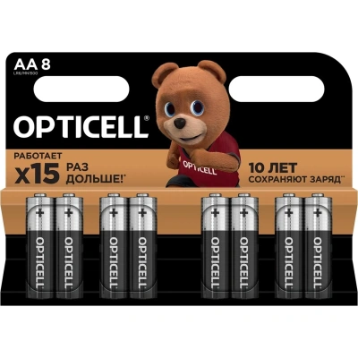 Батарейки Opticell AA 8шт