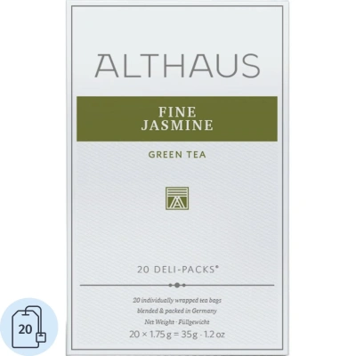 Чай Althaus Deli Pack Fine Jasmine,20пак x 1,75г