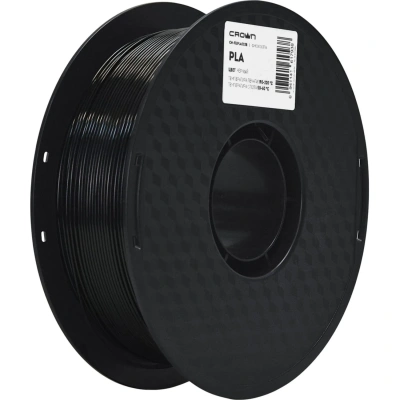 Филамент CROWN CM-FILPLA002B PLA 1.75 1кг чёрный CROWN MICRO