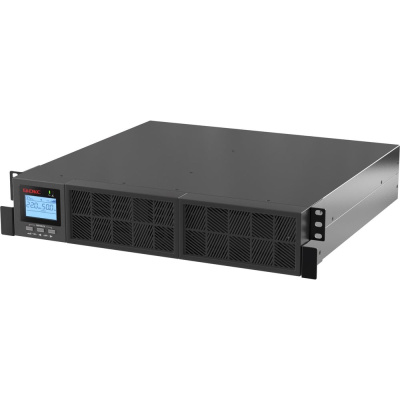 Онлайн ИБП ДКС серии Смолл Рэкмаунт (Small Rackmount) DKC 3000 ВА/3000 Вт,1/1, 8xIEC C13, 1хIEC C19, EPO, USB, RS-232